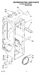 Diagram for 02 - Refrigerator Liner Parts