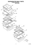 Diagram for 03 - Refrigerator Shelf Parts