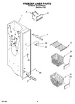 Diagram for 04 - Freezer Liner Parts