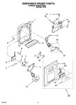 Diagram for 08 - Dispenser Front Parts