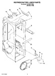 Diagram for 02 - Refrigerator Liner Parts