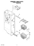 Diagram for 04 - Freezer Liner Parts