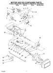 Diagram for 05 - Motor And Ice Container Parts