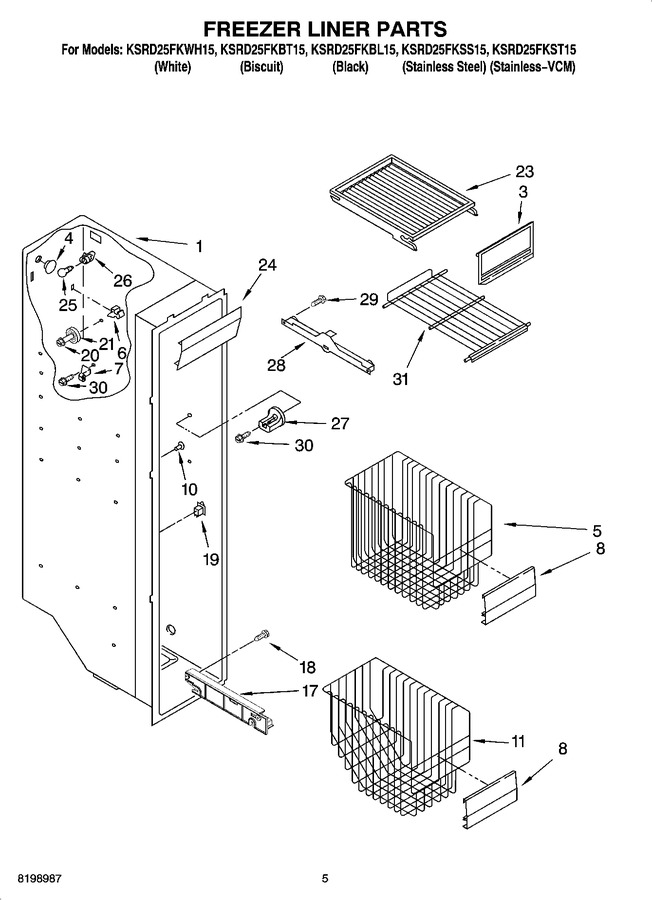 Diagram for KSRD25FKSS15