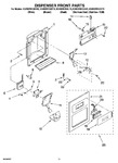 Diagram for 08 - Dispenser Front Parts