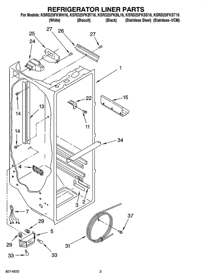 Diagram for KSRD25FKSS16