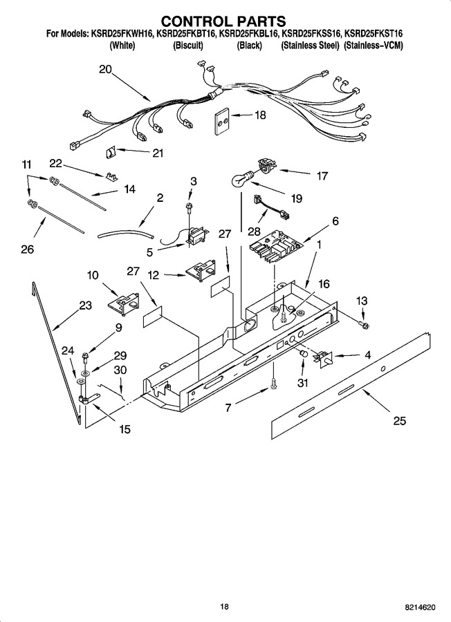 Diagram for KSRD25FKSS16