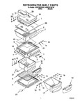 Diagram for 03 - Refrigerator Shelf