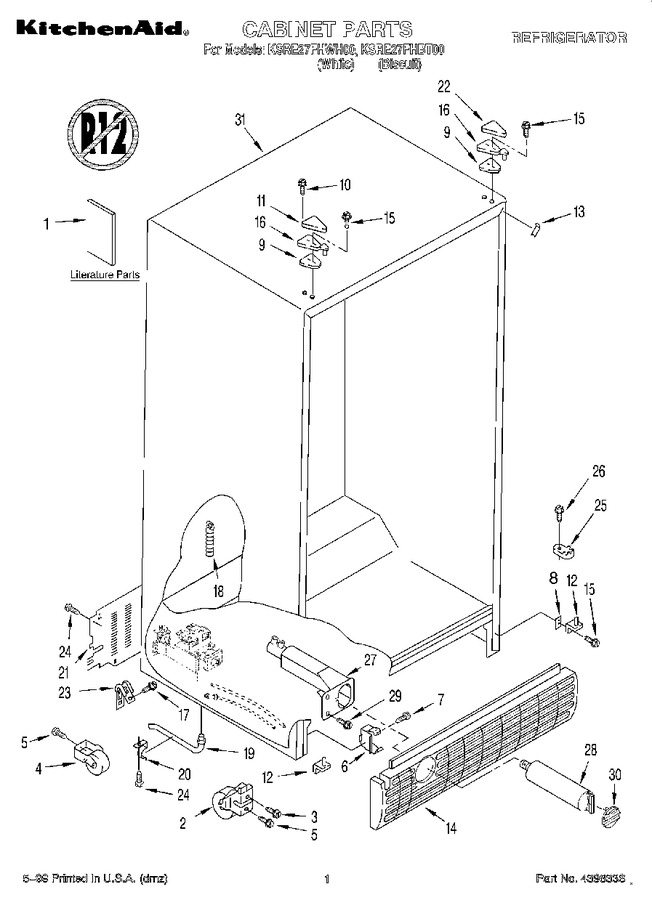 Diagram for KSRE27FHWH00