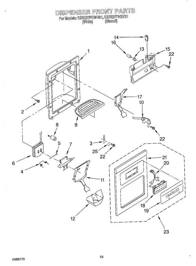 Diagram for KSRE27FHWH01