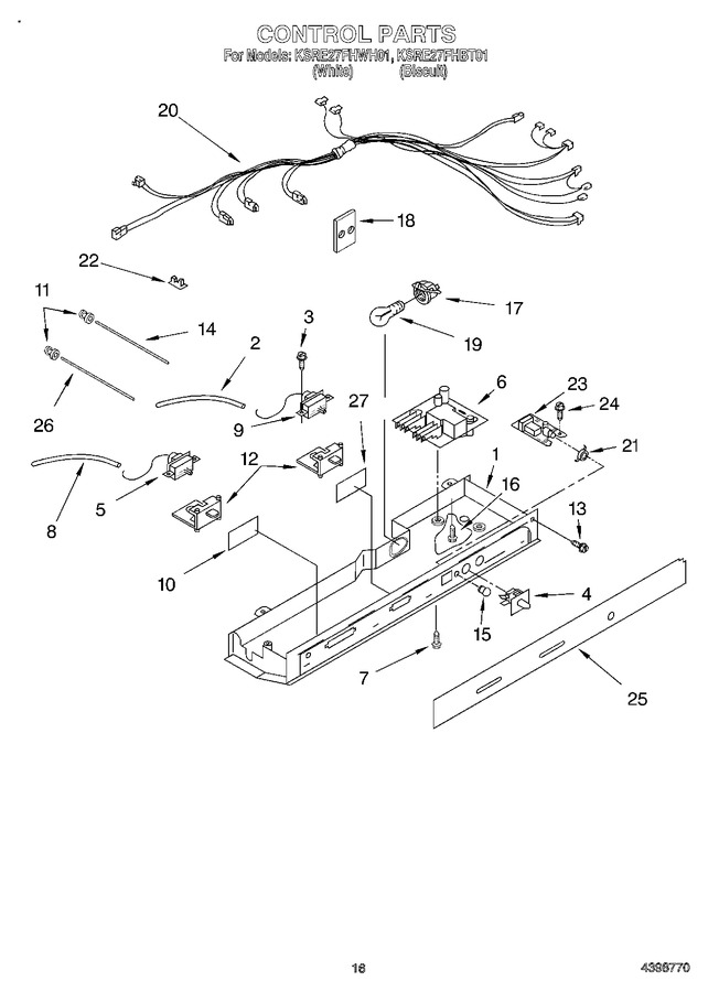 Diagram for KSRE27FHWH01