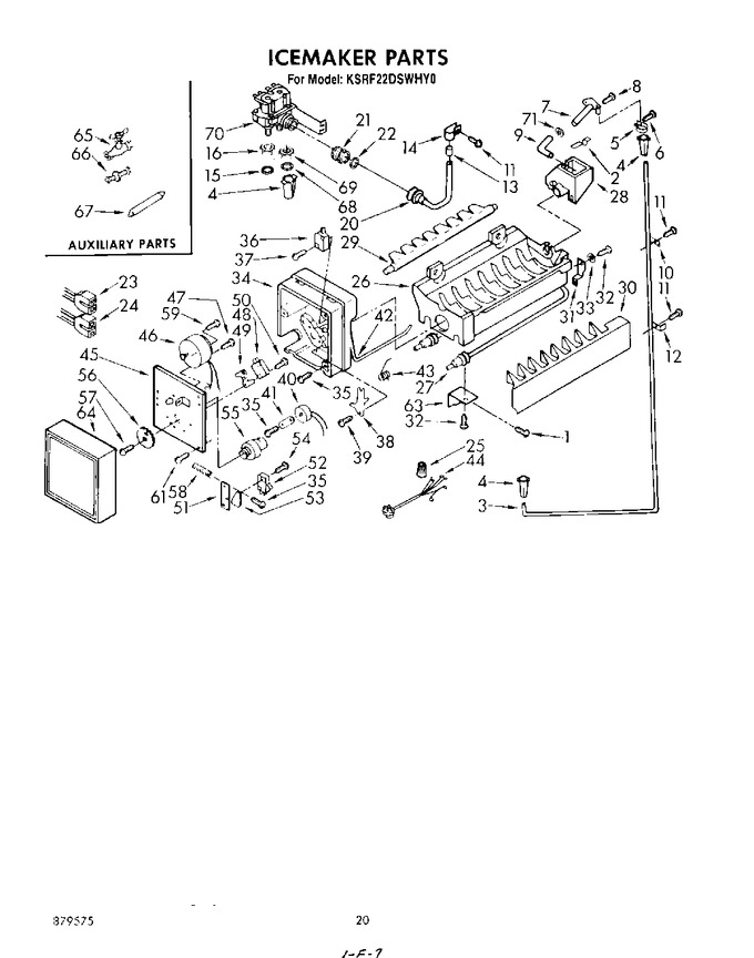 Diagram for KSRF22DSPLY0