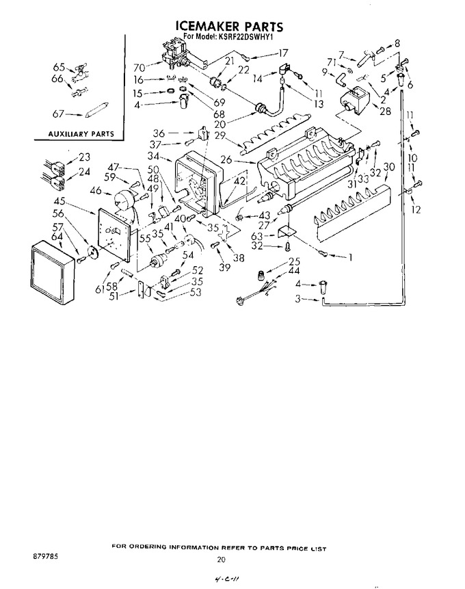 Diagram for KSRF22DSWHY1