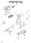 Diagram for 08 - Dispenser Front Parts