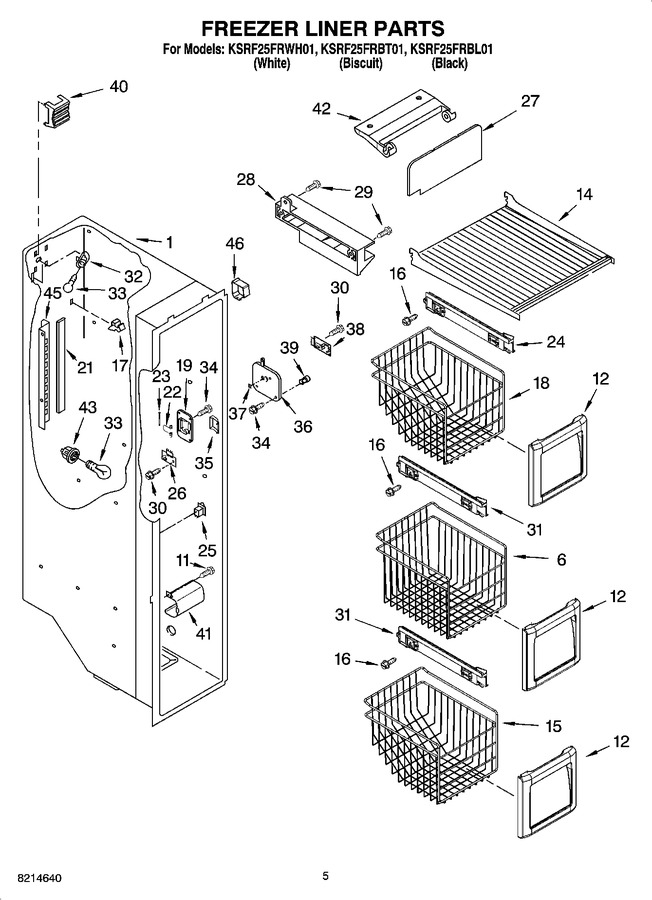 Diagram for KSRF25FRWH01