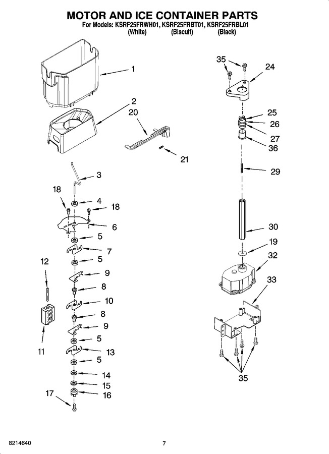 Diagram for KSRF25FRBL01