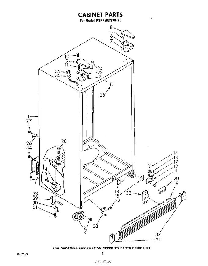 Diagram for KSRF26DSWHY0