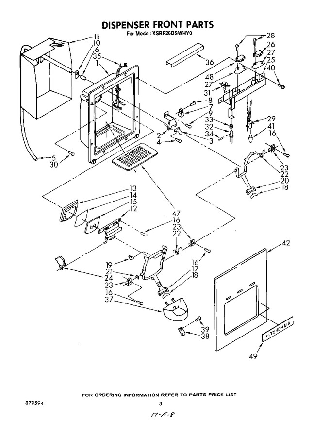 Diagram for KSRF26DSWHY0