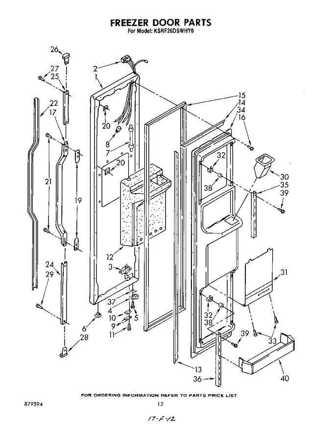 Diagram for KSRF26DSWHY0