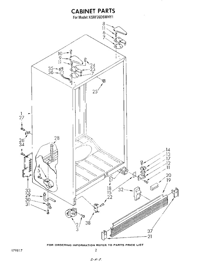 Diagram for KSRF26DSWHY1