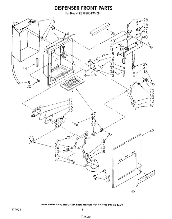 Diagram for KSRF26DTAL00