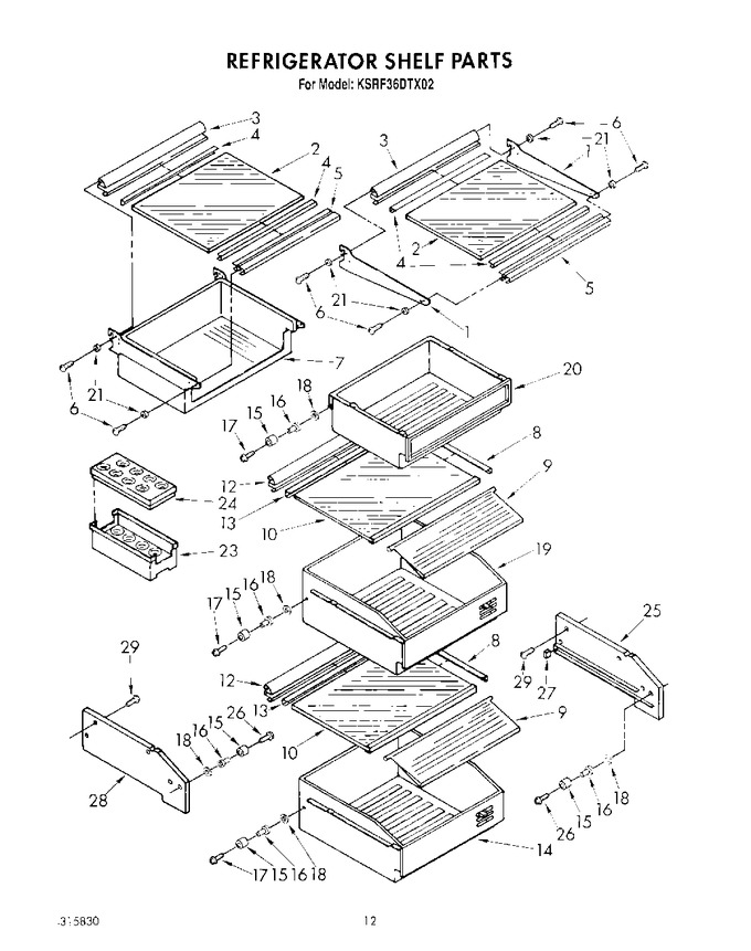 Diagram for KSRF36DTX02