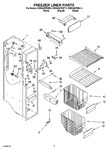 Diagram for 04 - Freezer Liner Parts