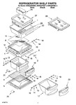 Diagram for 05 - Refrigerator Shelf Parts