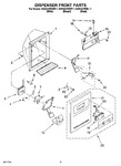 Diagram for 09 - Dispenser Front Parts