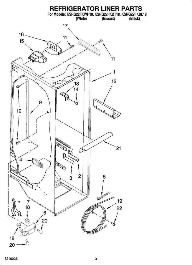 Diagram for KSRG22FKBL18