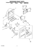 Diagram for 09 - Dispenser Front Parts