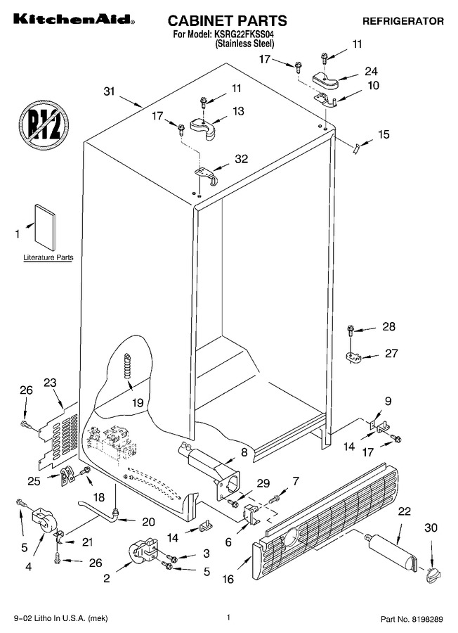 Diagram for KSRG22FKSS04