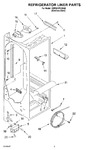 Diagram for 02 - Refrigerator Liner Parts