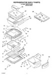 Diagram for 05 - Refrigerator Shelf Parts