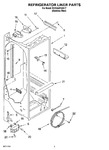 Diagram for 02 - Refrigerator Liner Parts