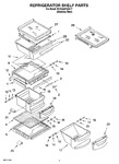 Diagram for 05 - Refrigerator Shelf Parts