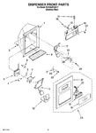 Diagram for 09 - Dispenser Front Parts