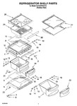 Diagram for 05 - Refrigerator Shelf Parts