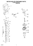 Diagram for 06 - Motor And Ice Container Parts