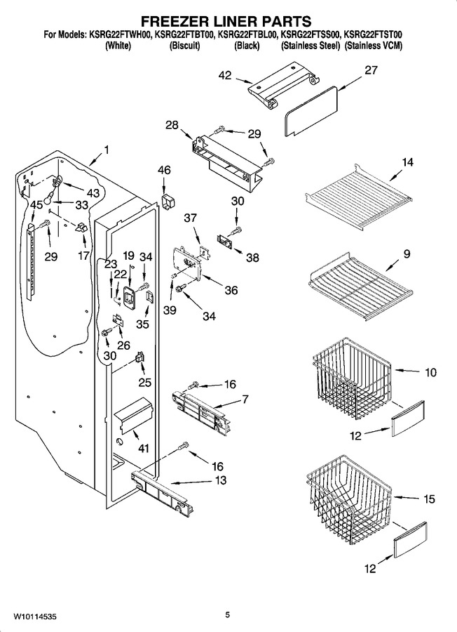 Diagram for KSRG22FTBT00