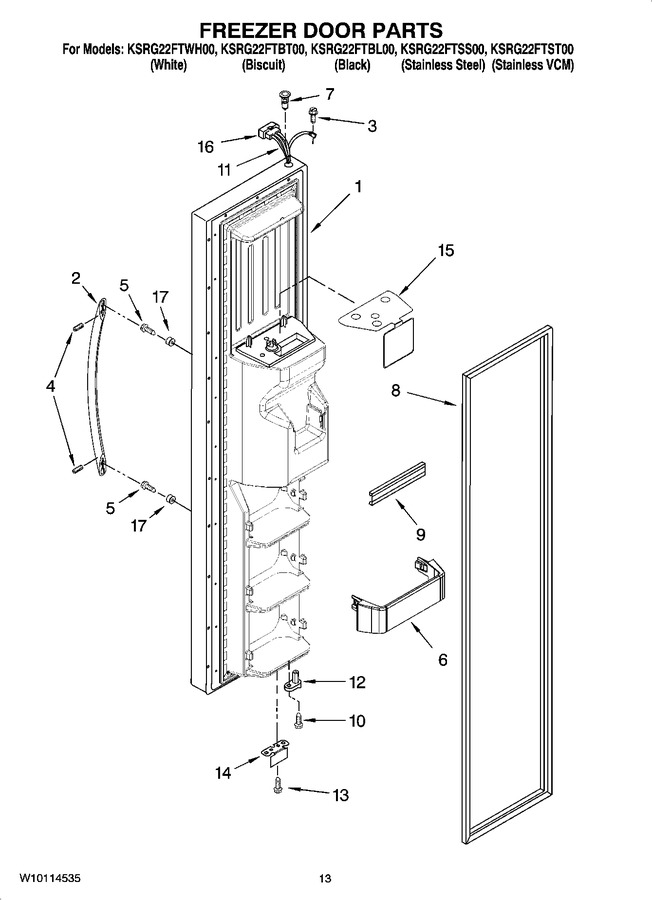 Diagram for KSRG22FTBL00