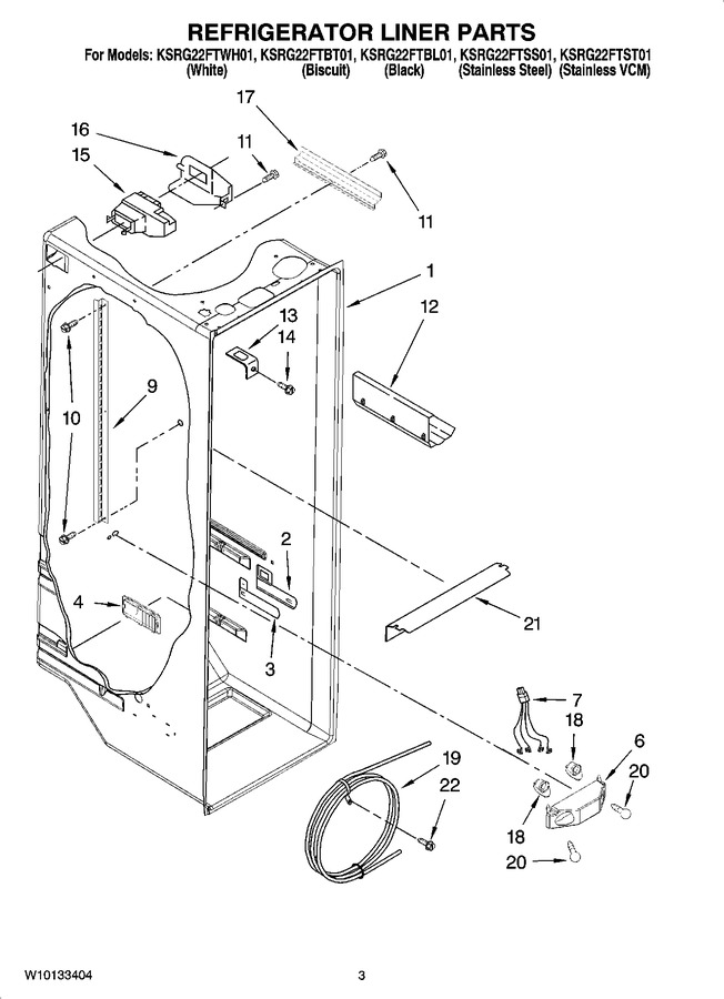 Diagram for KSRG22FTWH01