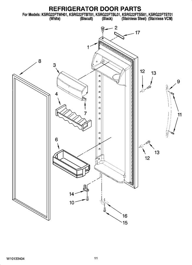 Diagram for KSRG22FTBL01