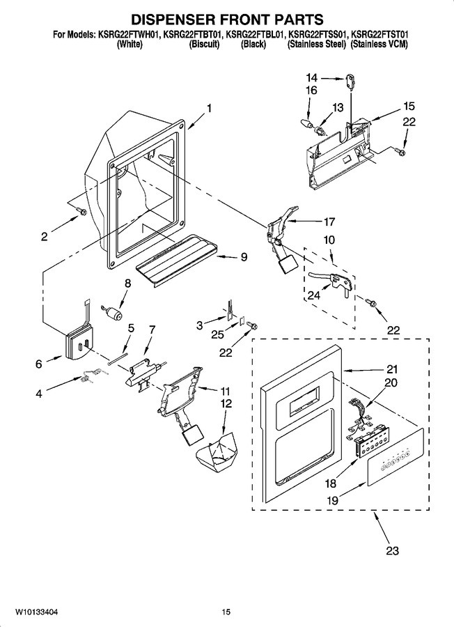 Diagram for KSRG22FTBT01