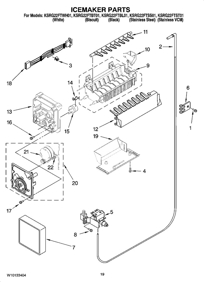 Diagram for KSRG22FTBT01