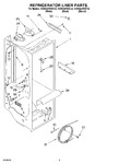 Diagram for 02 - Refrigerator Liner Parts