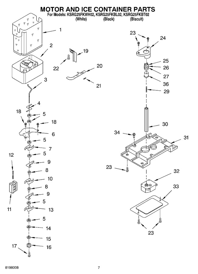 Diagram for KSRG25FKWH02