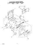 Diagram for 08 - Dispenser Front Parts