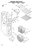 Diagram for 04 - Freezer Liner