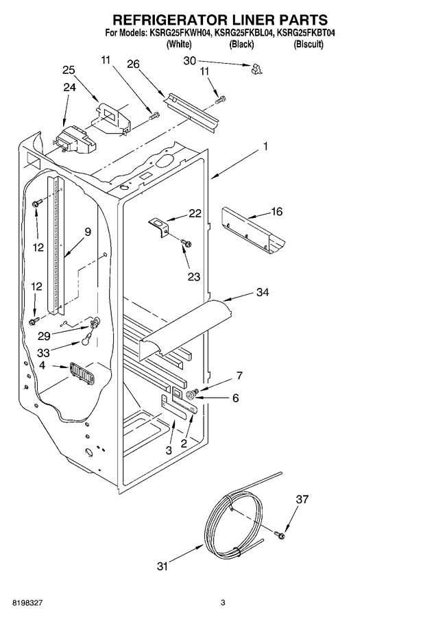 Diagram for KSRG25FKWH04